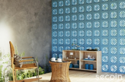 Vách ngăn gạch bông gió